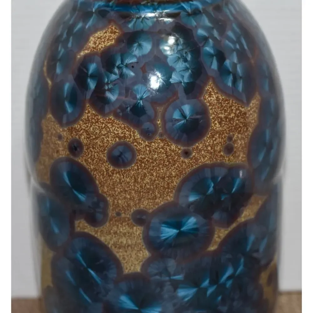 Arts & Crafts Revival Crystalline curvaceous signed